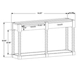 Sofa Table - Meredith 2-drawer Sofa Table Coffee Bean