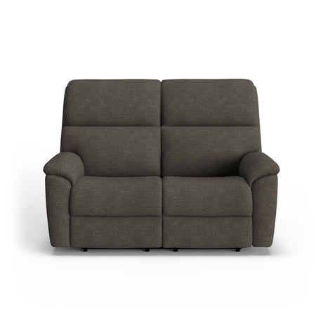 Porter Transitional Fabric Power Reclining Loveseat With Power Headrests & Lumbar | Flexsteel