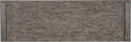 Hooker Furniture Commerce & Market Aspen Grove Door Chest – Dark Wood Finish, Tree and Branch Motif, Soft-Close Doors - sold by Home Elegance USA