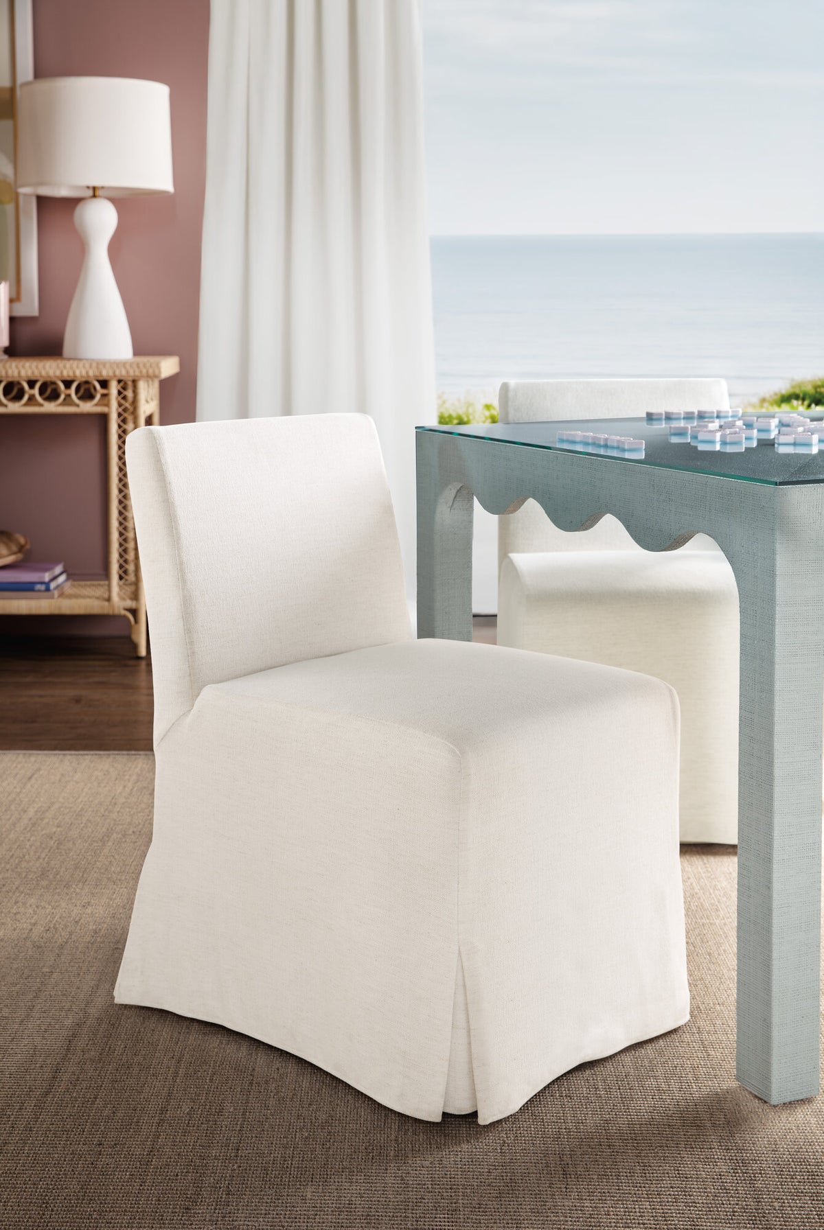 Commerce And Market Naomi Game Table - Light Blue | Hooker Furniture