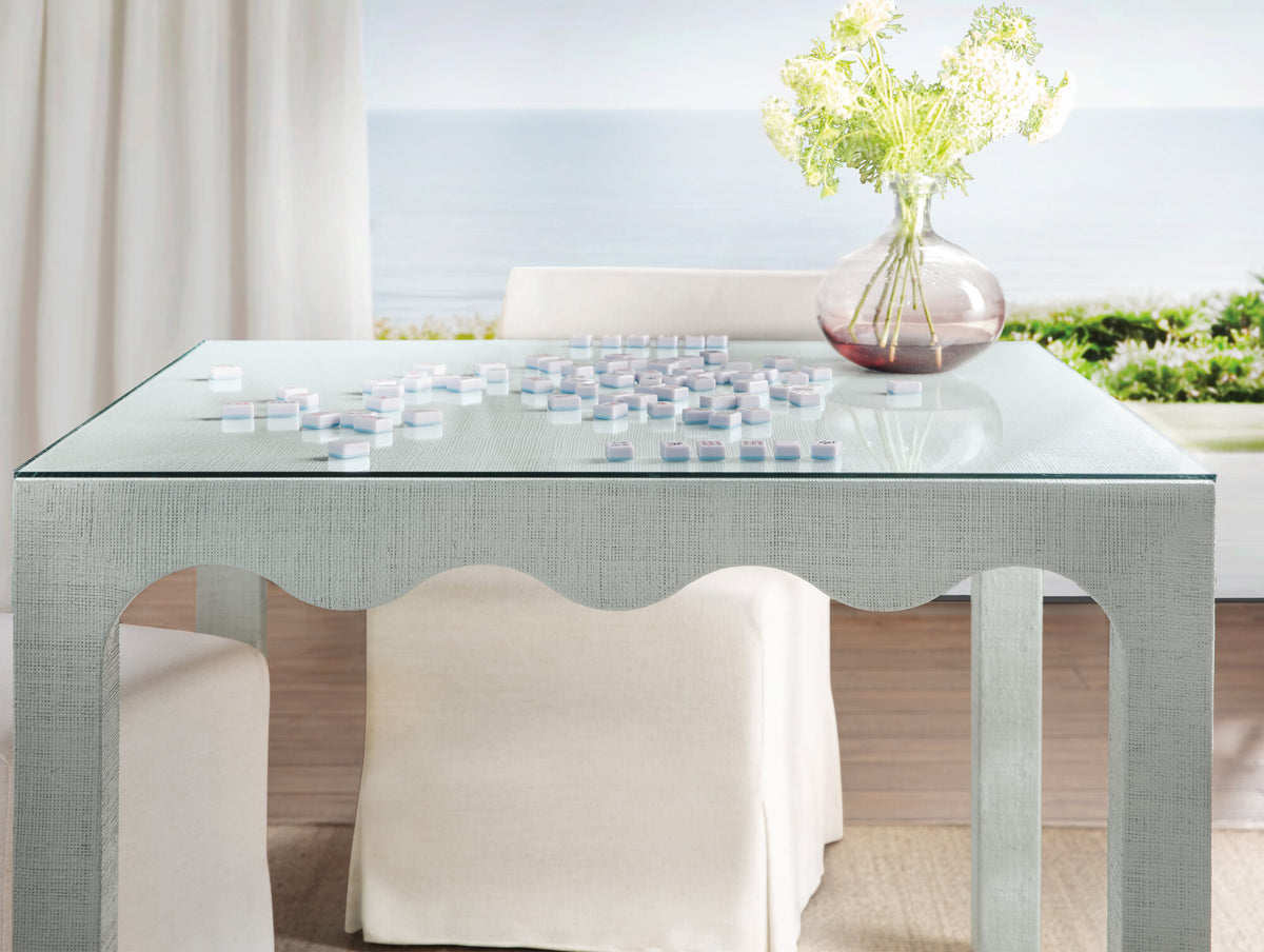 Commerce And Market Naomi Game Table - Light Blue | Hooker Furniture