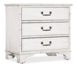 Charleston Three-Drawer Nightstand - White by Hooker Furniture - View 1