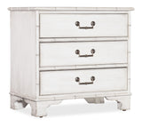 Charleston Three-Drawer Nightstand - White by Hooker Furniture - View 1