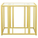 Adri Metal Frame End Table Matte Brass | Coaster - 723607 - Home Elegance USA - 3