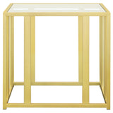 Adri Metal Frame End Table Matte Brass | Coaster - 723607 - Home Elegance USA - 5