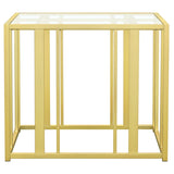 Adri Metal Frame End Table Matte Brass | Coaster - 723607 - Home Elegance USA - 6