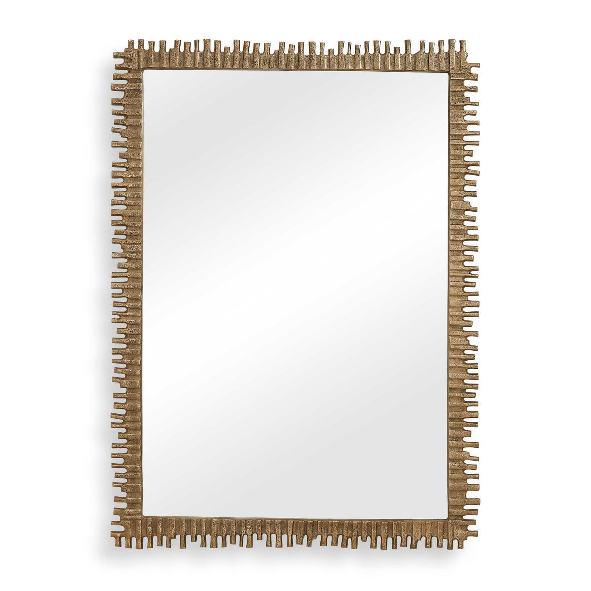 Soto Mirror Antique Brass - Gold by Uttermost - View 1