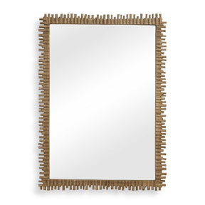 Soto Mirror Antique Brass - Gold by Uttermost - View 1