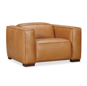 Fresco Power Recliner With Power Headrest - Light Brown by Hooker Furniture - View 1