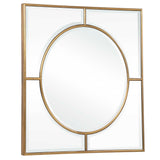 Stanford Square Mirror - Gold by Uttermost - View 4
