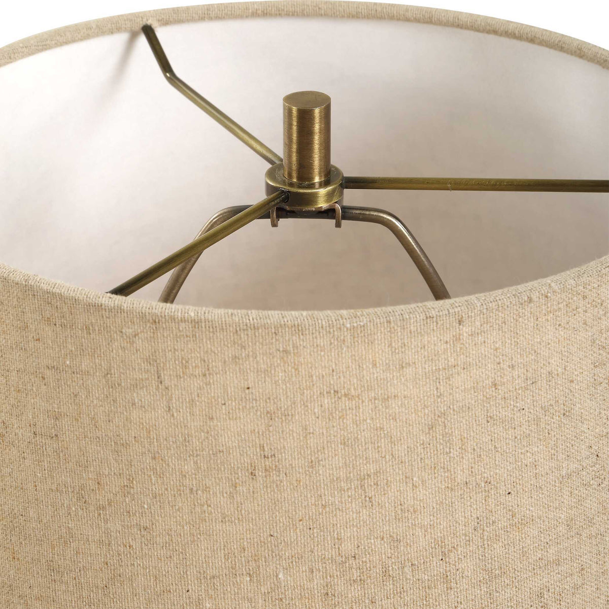Percy Marble Buffet Lamp Brass / Brown - Dark Brown / Gold by Uttermost - View 5