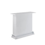 Acme - Kite Bar Table 72580 White High Gloss Finish