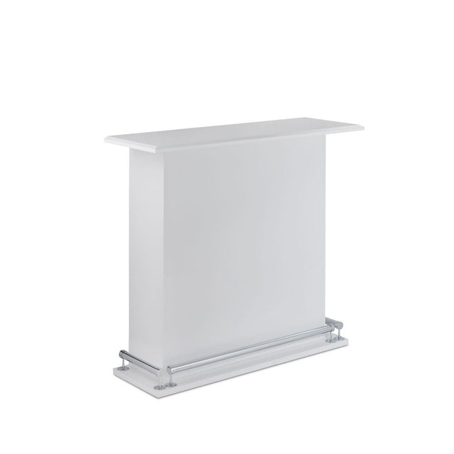 Acme - Kite Bar Table 72580 White High Gloss Finish