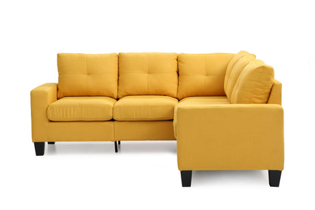 Glory Furniture - Newbury G470B-SC Sectional, YELLOW - sold by Home Elegance USA