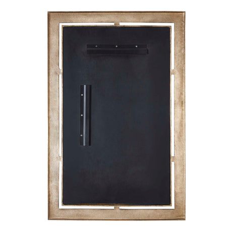 Guerra Mirror Walnut & Brass - Bronze / Dark Brown by Uttermost - View 5