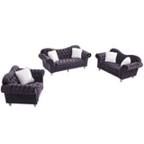 3 Piece Living Room Sofa Set, including 3 - Seater Sofa, Loveseat and Sofa Chai | Home Elegance USA