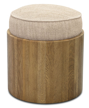 Berkley Storage Footstool - Beige by Hooker Furniture - View 1