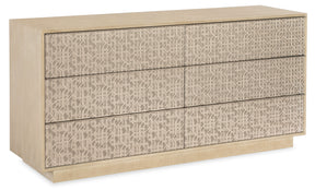 Geometry Dresser Polished Limestone - Beige / Gold by Hooker Furniture - View 1