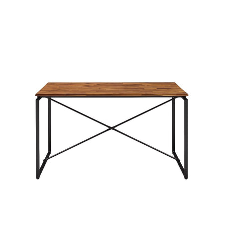 Acme - Jurgen Dining Table 72910 Oak & Black Finish