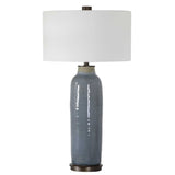 Vicente Slate Table Lamp - Blue / White by Uttermost - View 5