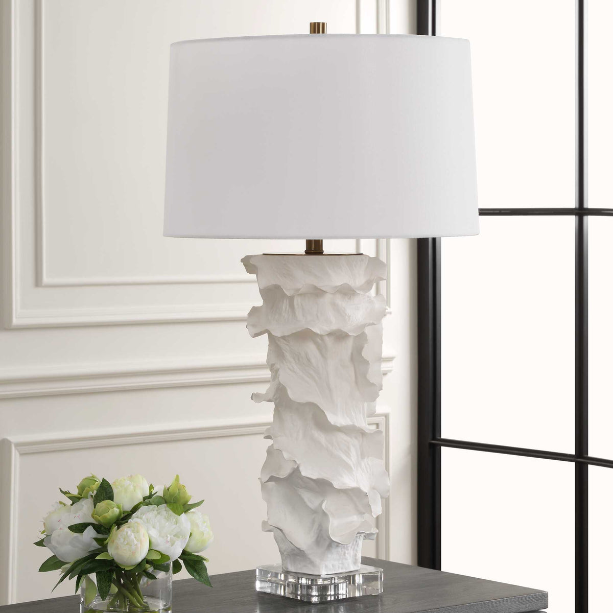 Wisp White Table Lamp by Uttermost - View 3