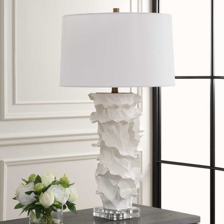 Wisp White Table Lamp by Uttermost - View 3