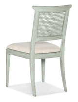 Charleston Upholstered Seat Side Chair (Set of 2) - Light Blue / Beige by Hooker Furniture - View 5