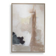 Bluster Framed Abstract Canvas Blue / Brown / Gray / Orange / Purple / White / Yellow - Blue / Light Brown by Uttermost - View 1