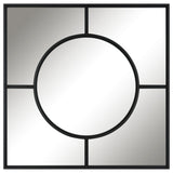 Spurgeon Square Window Mirror - Black by Uttermost - View 1