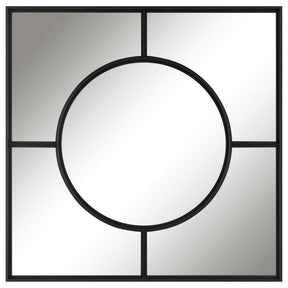 Spurgeon Square Window Mirror - Black by Uttermost - View 1