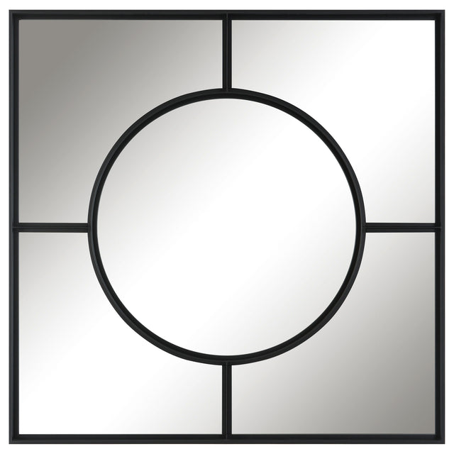 Spurgeon Square Window Mirror - Black by Uttermost - View 1