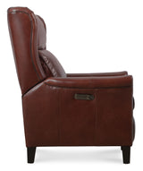 Henley Power Recliner With Power Headrest - Dark Brown by Hooker Furniture - View 10