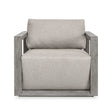 Remsen Outdoor Lounge Chair - Gray by Uttermost - View 1