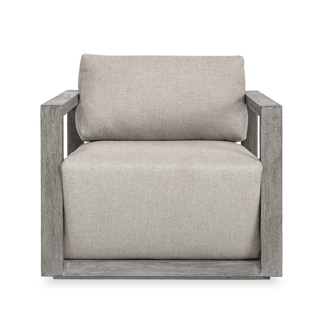 Remsen Outdoor Lounge Chair - Gray by Uttermost - View 1