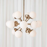 Droplet 16 Light Sputnik Chandelier - Yellow by Uttermost - View 3