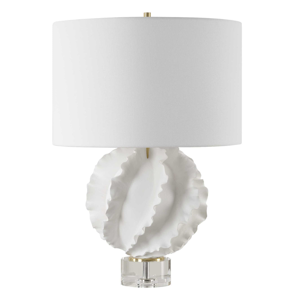 Saylor White Table Lamp by Uttermost - View 4