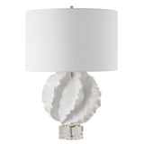 Saylor White Table Lamp by Uttermost - View 4