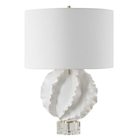 Saylor White Table Lamp by Uttermost - View 4