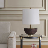 Kalo Semi-Circular Table Lamp - Dark Brown by Uttermost - View 3