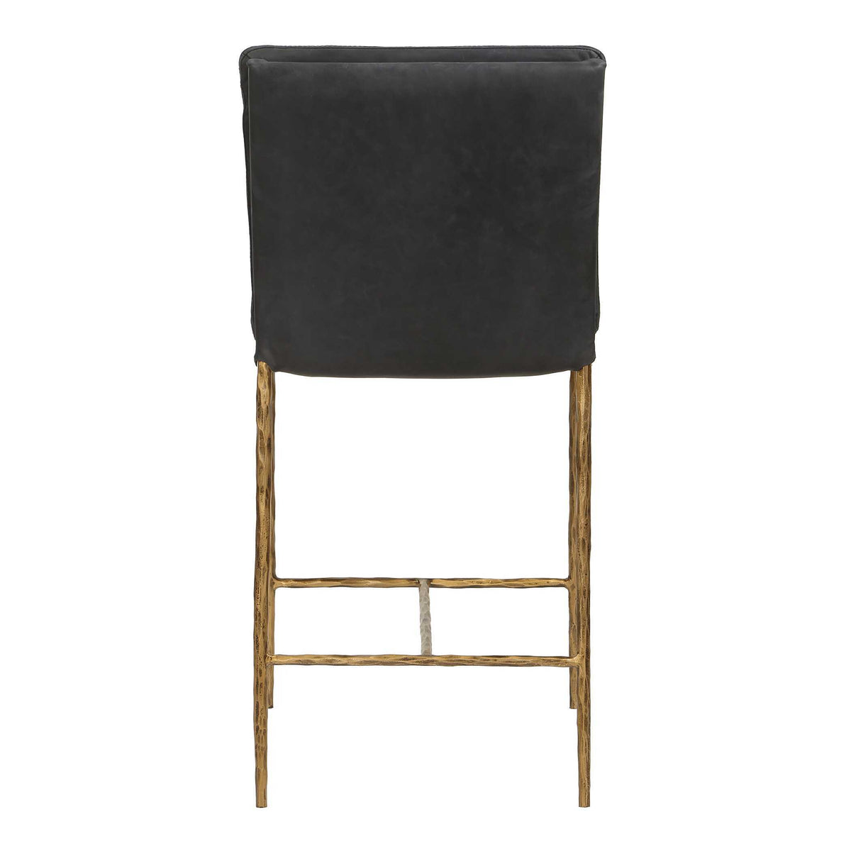 Ascend Counter Stool Charcoal - Black / Gold by Uttermost - View 6