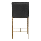 Ascend Counter Stool Charcoal - Black / Gold by Uttermost - View 6