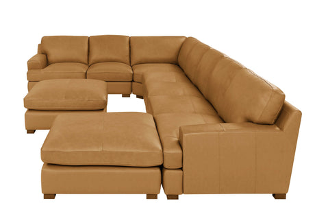 Leather Match Large Seating Modular Sectional - sold by Home Elegance USA