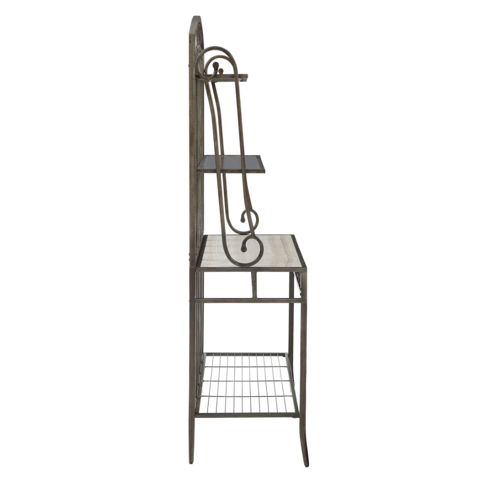 Aldric Bakers Rack 73003 Antique Finish | Acme - 73003 - Home Elegance USA - 5