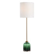 Lois Glass Buffet Lamp - Green by Uttermost - View 1