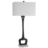 Darbie Iron Table Lamp - Black / White by Uttermost - View 4