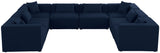 Cube - Modular Sectional - Navy - 630Navy - Sec8A - Home Elegance USA - 5