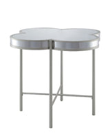 Acme - Clover Counter Height Table 73225 Silver & Champagne Finish