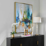 Excursion Framed Abstract Art - Blue by Uttermost - View 3