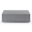 Modrest Anvil Modern Brushed Stainless Steel Coffee Table Vgvcct8368-S
