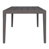 Polanco Outdoor Aluminum Dining Table - Black by Uttermost - View 6